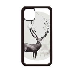 Imagem de Rena Natal efeito artístico aquarela para iPhone 12 Pro Max capa para Apple Mini Mobile Case