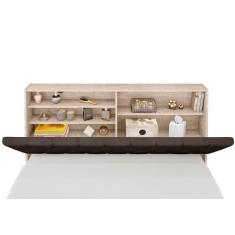 Imagem de Cabeceira Box Casal Isis Amarula Com Capitonê Marrom