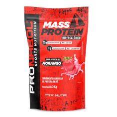 Imagem de Mass Protein Morango Pouch 3KG - Pronabol