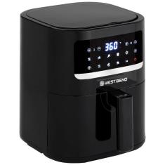 Imagem de Fritadeira Elétrica Airfryer 4,7L Com Controle Digital, 10 Predefinições De Cozimento E Cesta Antiaderente, 110V 1500W, West Bend, Preta