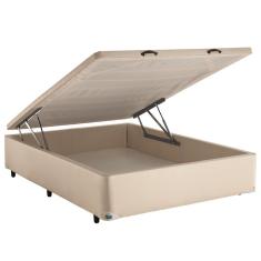 Imagem de Base Box para Colchão de Casal Itaflex com Baú 40x138x188cm - Areia