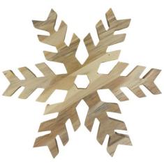 Imagem de Enfeite Decorativo De Natal Floco De Neve 20 Cm - Pinus - Monalisa Art