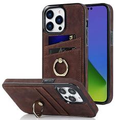 Imagem de Capa de telefone com anel de couro de camurça macia para iPhone 13 14 11 12 Pro Max XS Max XR X 13Pro 11 14 Bolsa de cartão capa fosca, T5, para iPhone X