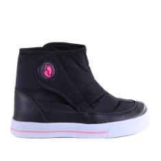 Imagem de Tênis Infantil Menina Unipasso Botinha Preto Pink-Feminino