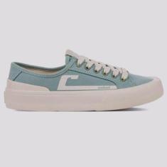 Imagem de Tênis Colcci Cool Canvas Feminino Verde e Branco-Feminino