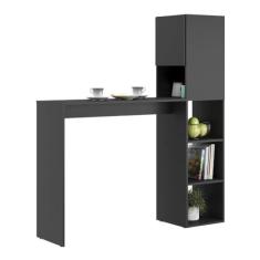 Imagem de Armário de Cozinha/bancada com 1 Porta Multimóveis V6004 Preto