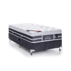 Imagem de Cama Box Solteiro Castor Super Luxo Latex Grand Plush One Face 88x188x