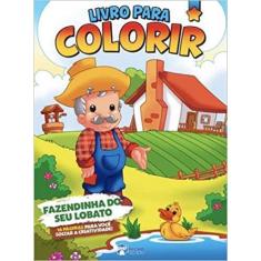 Imagem de Livro Para Colorir - Fazendinha do Seu Lobato - Bicho Esperto