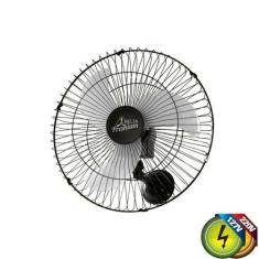 Imagem de Ventilador De Parede 60cm Oscilante Premium Preto Grade De Aço Preta 1