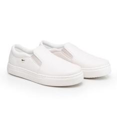 Imagem de Tênis Slip On Feminino Casual Elástico Calce Fácil Detalhe Coração Metal Confortável-Feminino