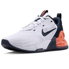 Imagem de Nike Tênis masculino Air Max Alpha Trainer 5 Workout, Branco/obsidiana carmesim brilhante, 42