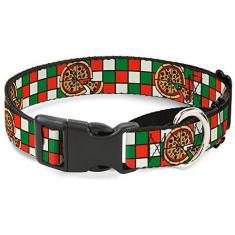 Imagem de Buckle-Down Coleira para cachorro de gamarra Pizza Pies