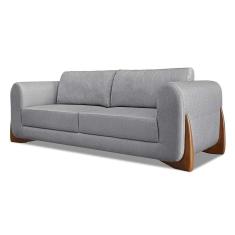 Imagem de Sofá 4 Lugares Yves Linho Cinza