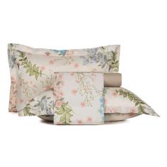 Imagem de Jogo de Cama King 4 Peças Altenburg Toque Acetinado - Wild Flora