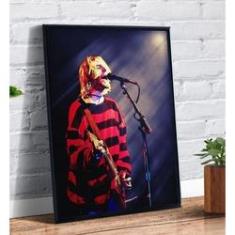 Imagem de Quadro decorativo Poster Nirvana Kurt Cobain Vocalista Banda