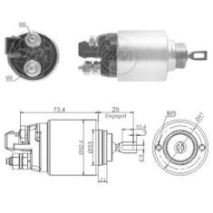 Imagem de RELE DE PARTIDA FOX GOL GOLF KOMBI SAVEIRO VOYAGE SPACEFOX CROSSFOX F000CD0800, F000CD0801, F000CD08A0, 5U0911023