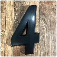 Imagem de Número Residencial 3D"4" Plástico ABS  Metalcromo
