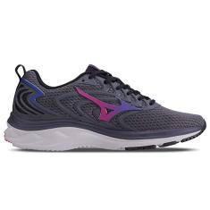Imagem de Tênis Mizuno Space 4 - Feminino - Cinza-Rosa