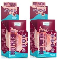 Imagem de Kit 2 Body Protein Frutas Vermelhas 100% Proteína Isolada 10 Sachês de 20g Equaliv