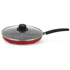 Imagem de Frigideira 4 Ovos com Tampa Aluminio Antiaderente  Multiflon