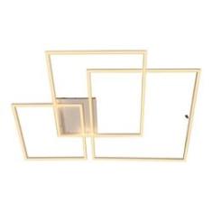 Imagem de Plafon Canvas Branco Moderno Led Integrado 116w Aluminio St1632