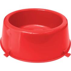 Imagem de Comedouro plástico Classic para cães Furacão Pet n2 - 1.080 ml (vermelho)