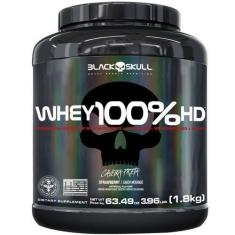 Imagem de Whey 100% Hd Black Skull - 1,8Kg (Wpc, Wpi E Wph) - Caveira Preta