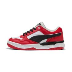 Imagem de PUMA Tênis masculino retrô Rebound, Puma Preto - vermelho para todos os tempos, 41