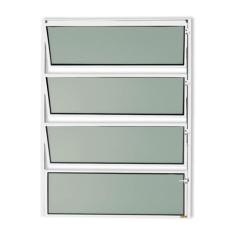 Imagem de Janela de Alumínio Basculante 80x40cm Vidro Mini Boreal Master Brimak