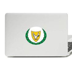 Imagem de Emblema nacional do Chipre com emblema de vinil para laptop e notebook