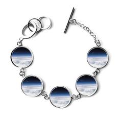 Imagem de DIYthinker Pulseira de Atmosfera com Camadas de Nuvens Brancas