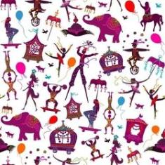 Imagem de Papel de Parede Adesivo Circo 89595916 Rolo 0,58x3M