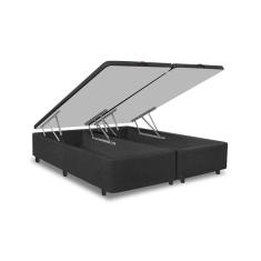 Imagem de Base Box Baú Basic Queen Bipartido Yescasa Provença Preto