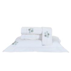 Imagem de Jogo De Lençol Queen Natureza 4Pçs 200 Fios 100% Algodão Várias Cores