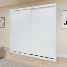 Imagem de Guarda Roupas Casal 2 Portas 4 Gavetas Upper Yescasa Branco