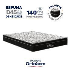 Imagem de Colchão de Espuma D45 Ortobom Airtech Ortopillow 150 Queen 158cm