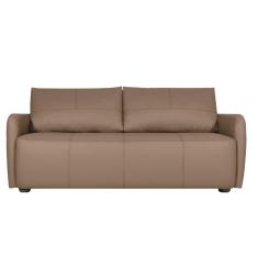 Imagem de Sofá Decorativo Sala De Estar Lily 3 Lugares 200cm Couro Bege - Gran Belo