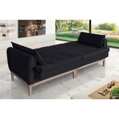 Imagem de Sofá Cama Rivieira 2,10m-preto
