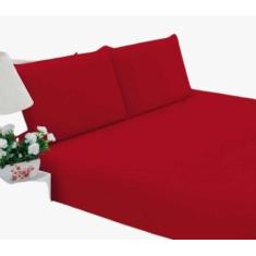 Imagem de Jogo De Lençol De Cama Casal Queen 3 Peças Percal 400 Fios - Luckbaby0