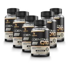 Imagem de 6x Coenzima Q10 (Ubiquinona) 100mg Por Porção 60 Capsulas Tuttiflora