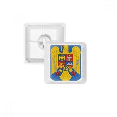 Imagem de Kit de atualização de teclado mecânico PBT com emblema nacional da Romania