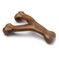 Imagem de Brinquedo Para Cachorros Benebone Wishbone Médio Bacon