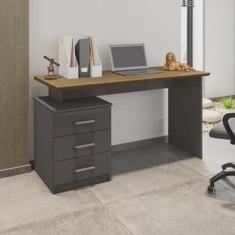 Imagem de Escrivaninha Flay 3 Gavetas 136cm Móveis Leão