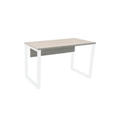 Imagem de Mesa P/ Escritório 120X60 Pandin P25tub - Nogueira/Branco