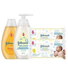 Imagem de Kit Johnson's Baby: Toalinhas + Shampoo + Sabonete Líquido