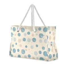 Imagem de senya Bolsas de praia grandes de lona, bolsa de ombro, resistente à água, para academia, viagens, uso diário, Tartarugas marinhas, One Size