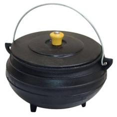 Imagem de Panela Tripé De Ferro Fundido Com Tampa - Capacidade 1,3 Lt