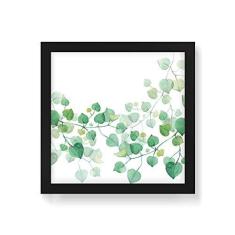 Imagem de Arte Maníacos Quadro Decorativo Folhas Várias Centro - 50x50cm (Moldura em laca )