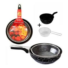 Imagem de Frigideira Fritatudo Fritadeira Cesto 26cm Esmaltada Roa