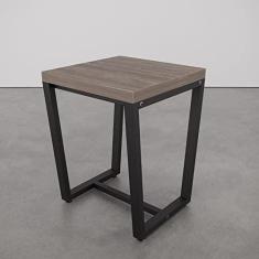 Imagem de Banqueta Estilo Industrial Concept Cabecasa Madeiramadeira Ameixa Negra/preto